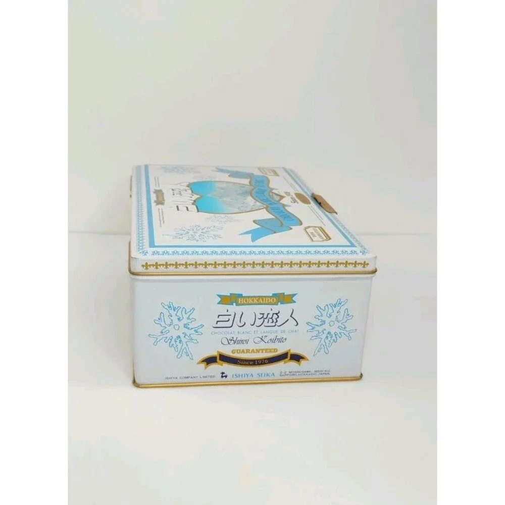 Shiroi Koibito Sakura Japan Cookie Tin Empty Souvenir Box No Cookies